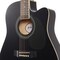Jameson Guitars Full Size Thinline Acoustic Electric Guitar with Free Gig Bag Case & Picks